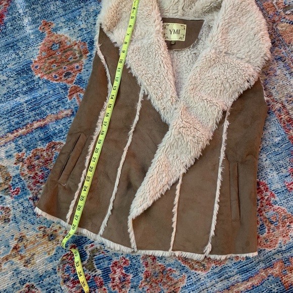 YMI Faux Suede Vest - Picture 2 of 6